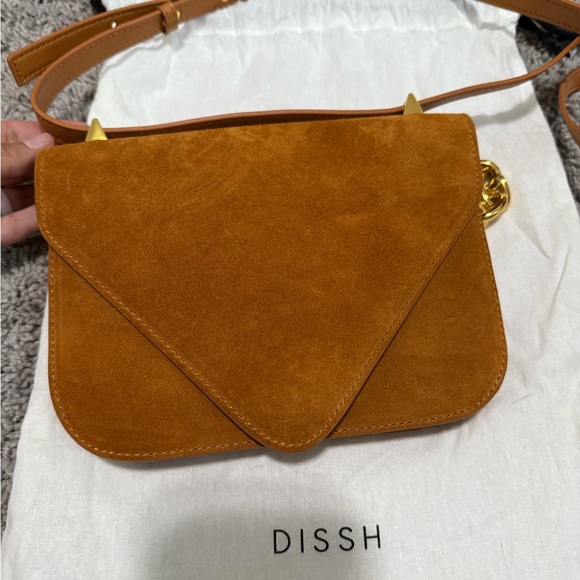 Dissh Brown and Gold Women's Bag - Picture 2 of 6